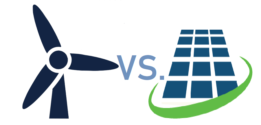 Wind turbines Versus Solar panels